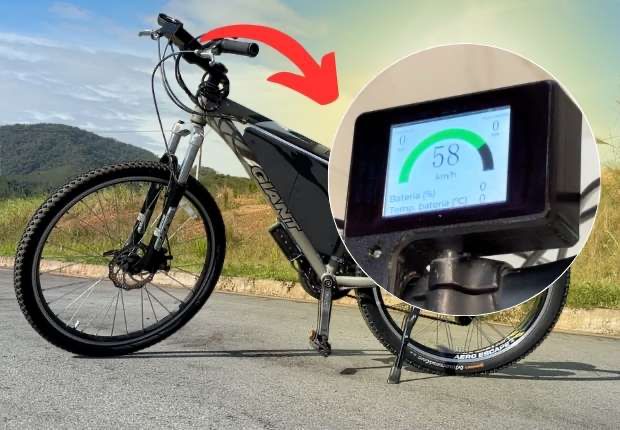 Fiz um velocímetro para bicicleta com Arduino e Display Touch P.BOX Victor Vision